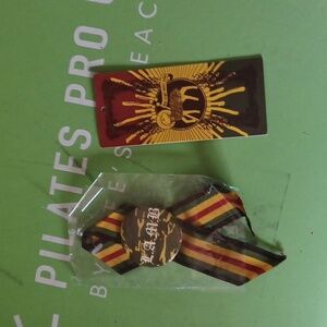 L.a.m.b. Tag and pin from something I bought very cute
